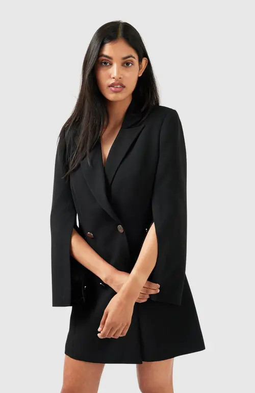 Belle & Bloom Diamond Heart Blazer Dress in Black at Nordstrom, Size Small Au | Nordstrom