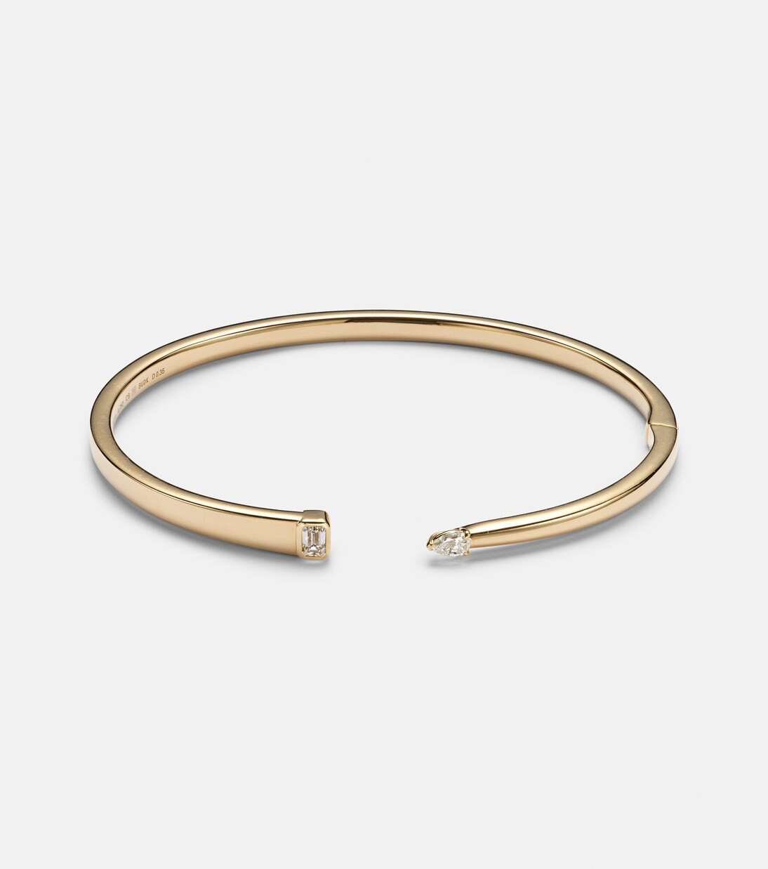 Inner Fire 18kt gold bangle with diamonds | Mytheresa (US/CA)
