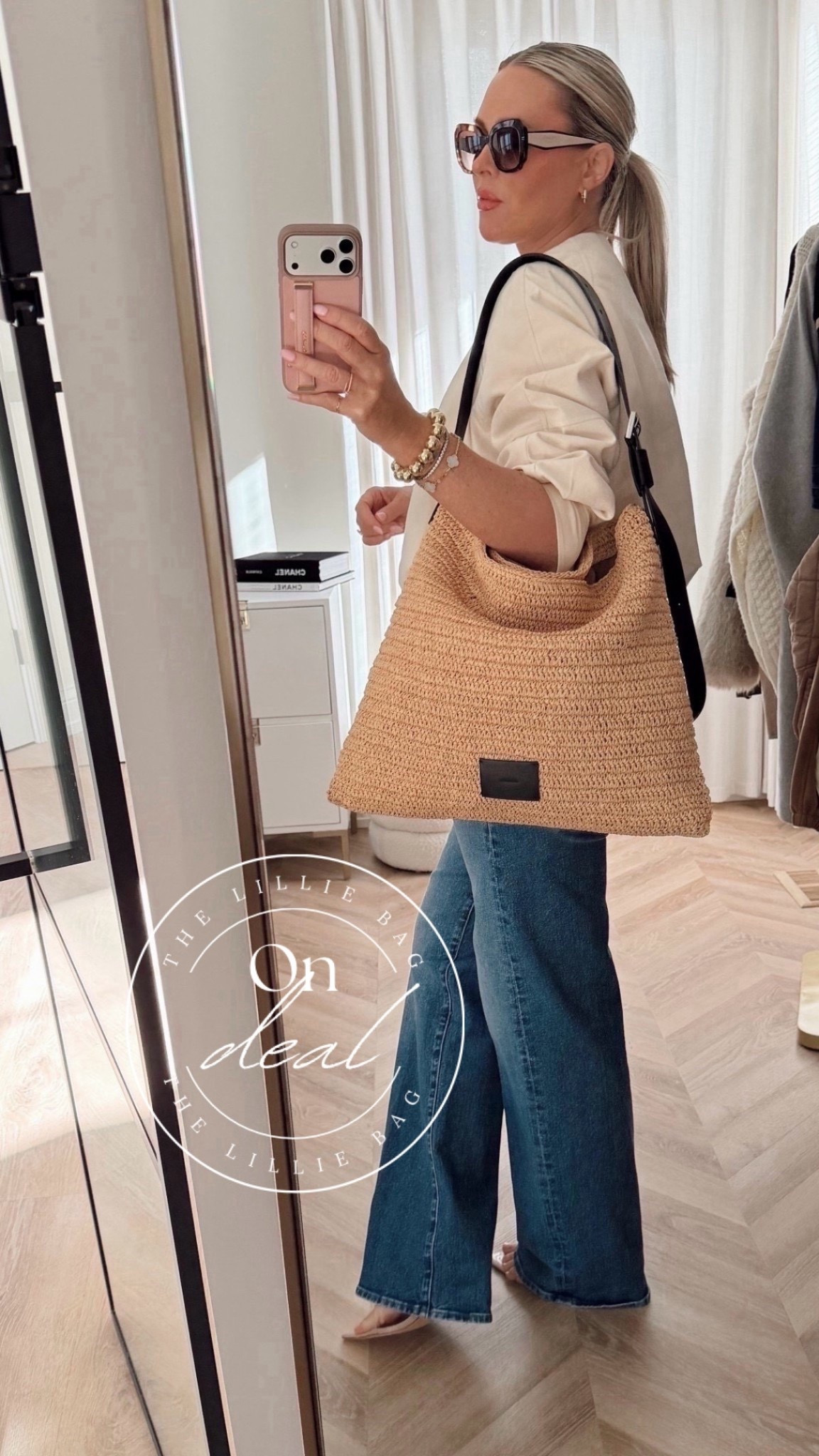 obsessed with this bag! 🤍 20% off today using code: WIN20! 

Lightweight, easy to carry, and works as both a purse or beach bag. New premium denim for me and VERY impressed — true to size 🙌 •jacket is a great Amazon grab… wearing a small. ✨

bag. premium denim. amazon fashion. spring style. everyday outfits. beach bag.

#LTKSaleAlert #LTKTravel #LTKSeasonal