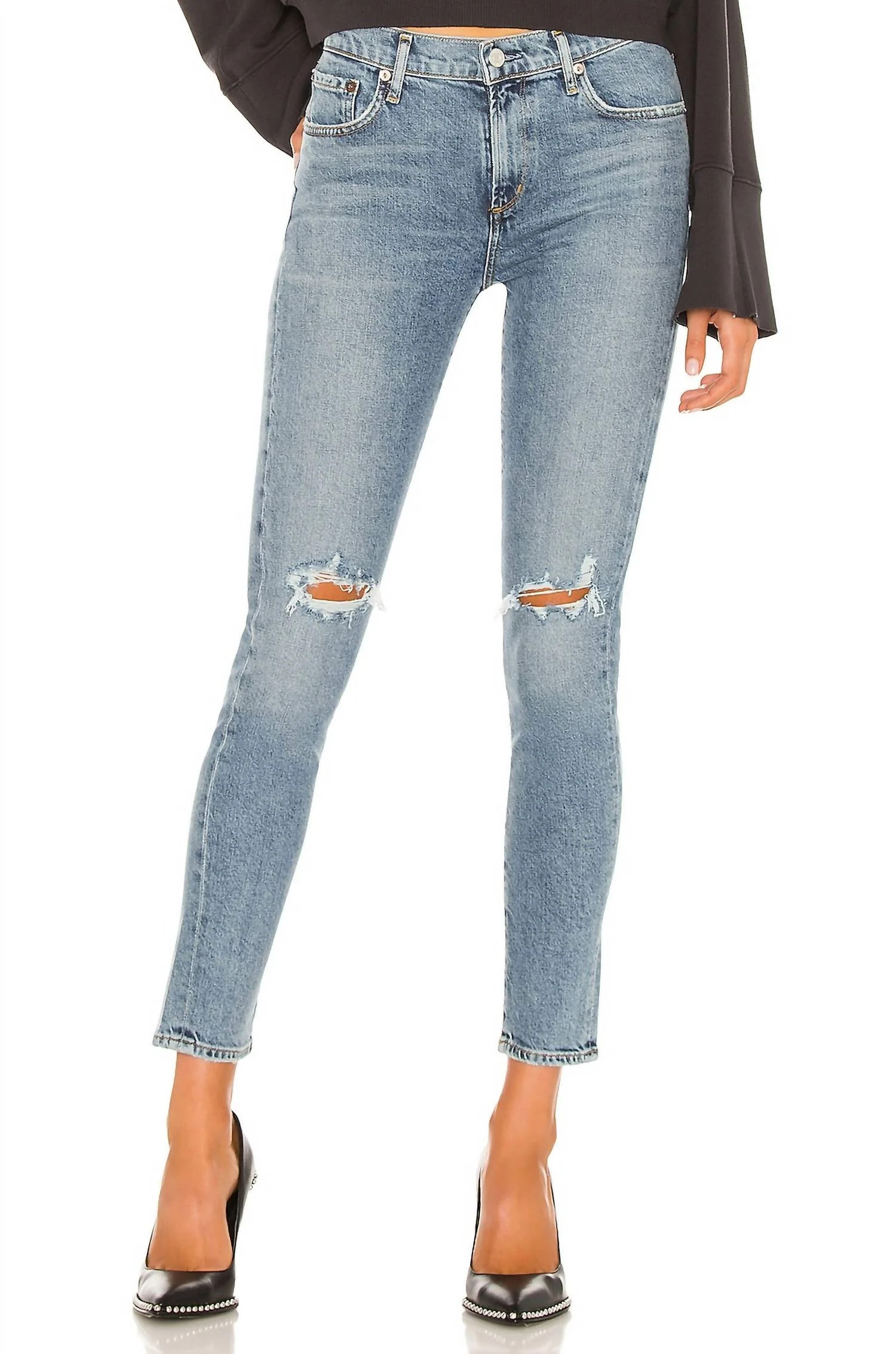 Sophie Ankle Skinny Jeans In Coastal | Shop Simon