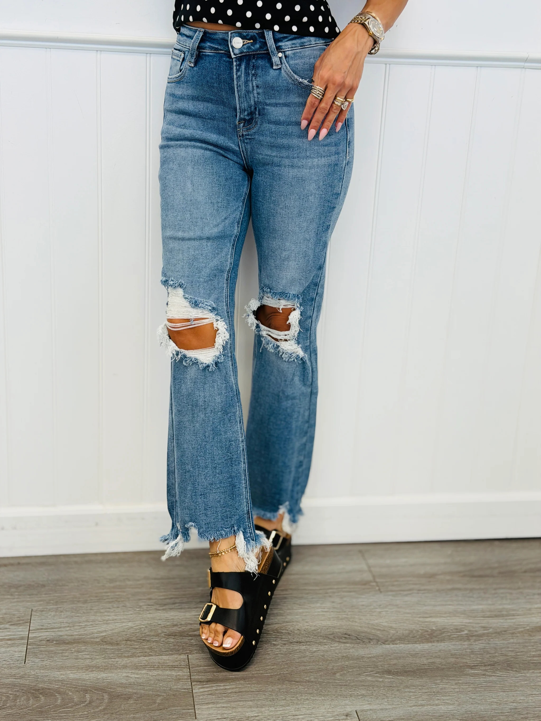 WR x Risen Medium Ready For Anything Crop Jeans  (Reg & Plus) | Shop.app