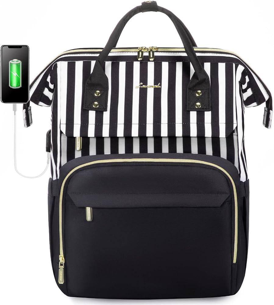 LOVEVOOK Laptop Backpack Women Teacher Backpack Nurse Bags, 15.6 Inch Womens Work Backpack Purse ... | Amazon (US)