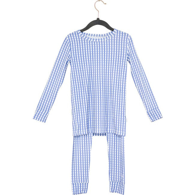 Gingham Pajamas, French Blue | Maisonette