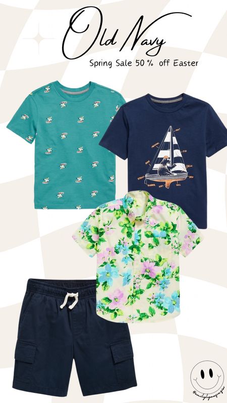 Boys Old Navy spring sale! 

50% off most stuff!

#LTKsalealert #LTKSeasonal #LTKkids