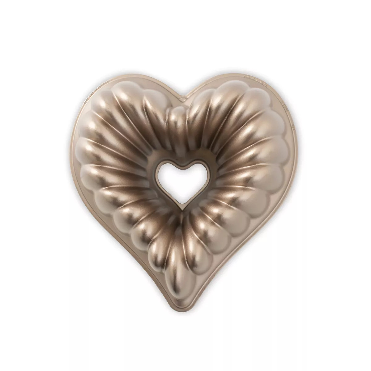 Nordic Ware Cast-Aluminum Elegant Heart Bundt Pan - Brown | Target