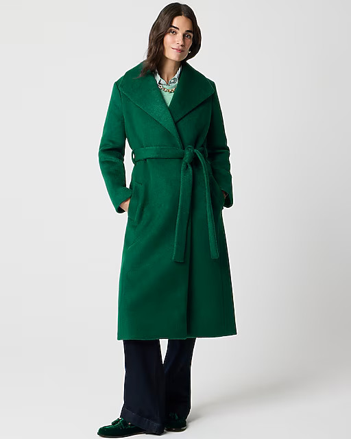 best seller4.8Summary of 6 reviewsBelted wrap coatComparable value:$378.00Your price:$189.00 (50%... | J.Crew Factory