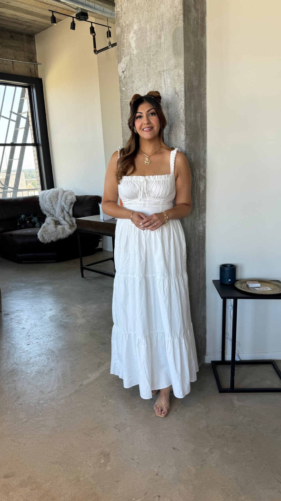  wearing a large 
#summerdress #whitedress #coquette #bachelorette #wedding #summervacation

#LTKWedding #LTKSeasonal #LTKTravel