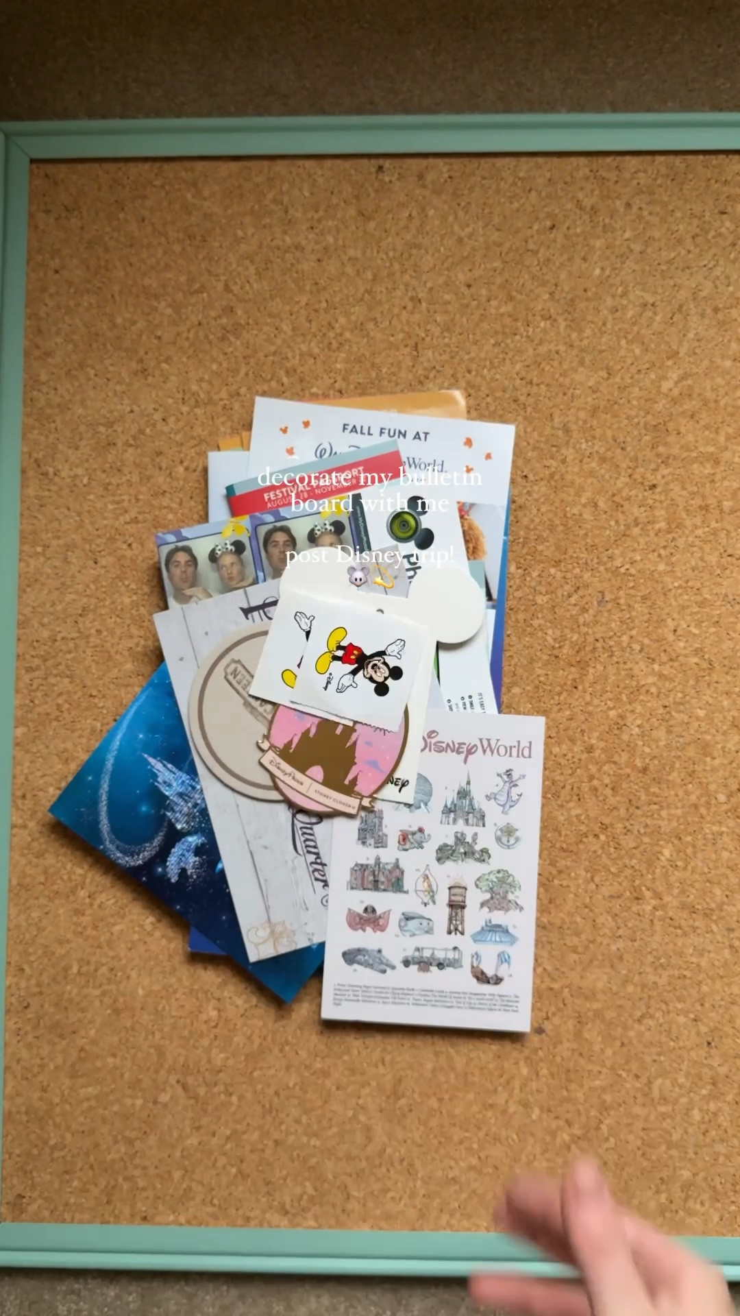 I’m so excited with how this bulletin board turned out! I’m saving the leftovers (and piles of receipts) for a future scrapbook #junkjournal #craftygirl #scrapbook 