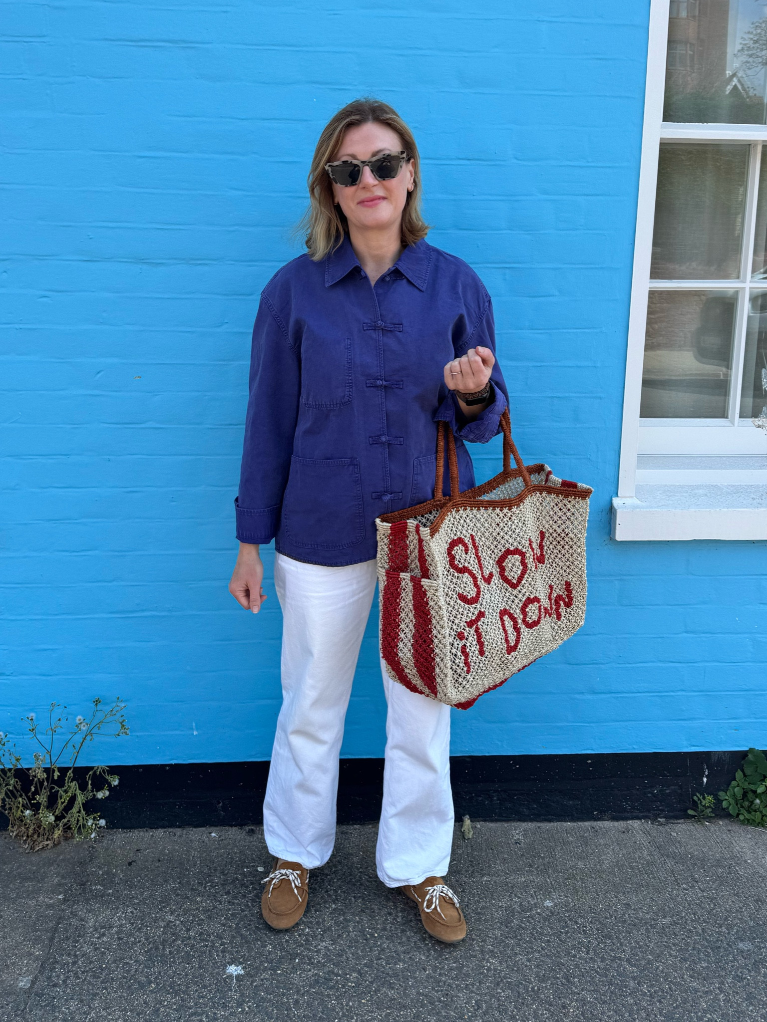 Blue overshirt
Mandarin buttons
Spring jackett

#LTKuk #LTKspring #LTKsummer