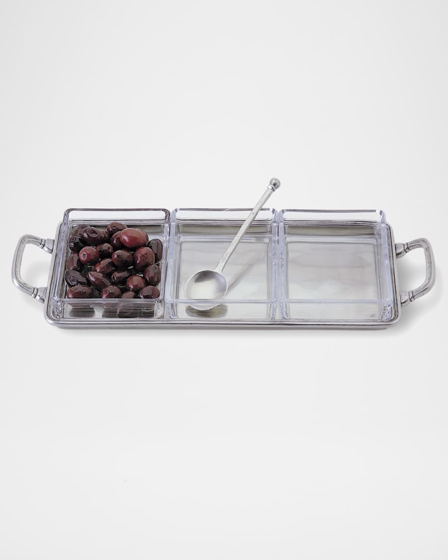 Match Crudite Tray with Handles | Neiman Marcus