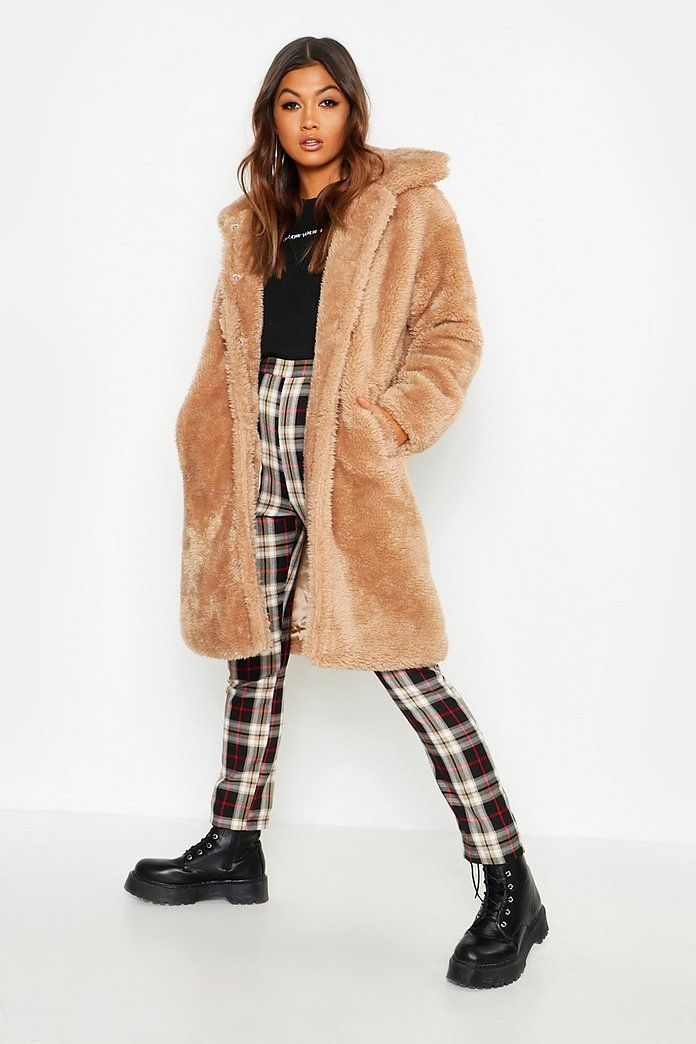 Premium Oversized Teddy Faux Fur Coat | Boohoo.com (US & CA)