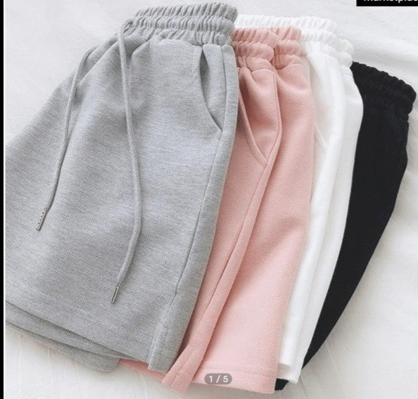 Kit 2 Moletinho Feminino Shorts Moletom Ribana Cos Alto Preto Cinza.R$ 19,90

#LTKbrasil