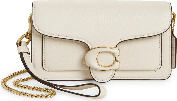 Tabby Polished Pebble Leather Wristlet | Nordstrom