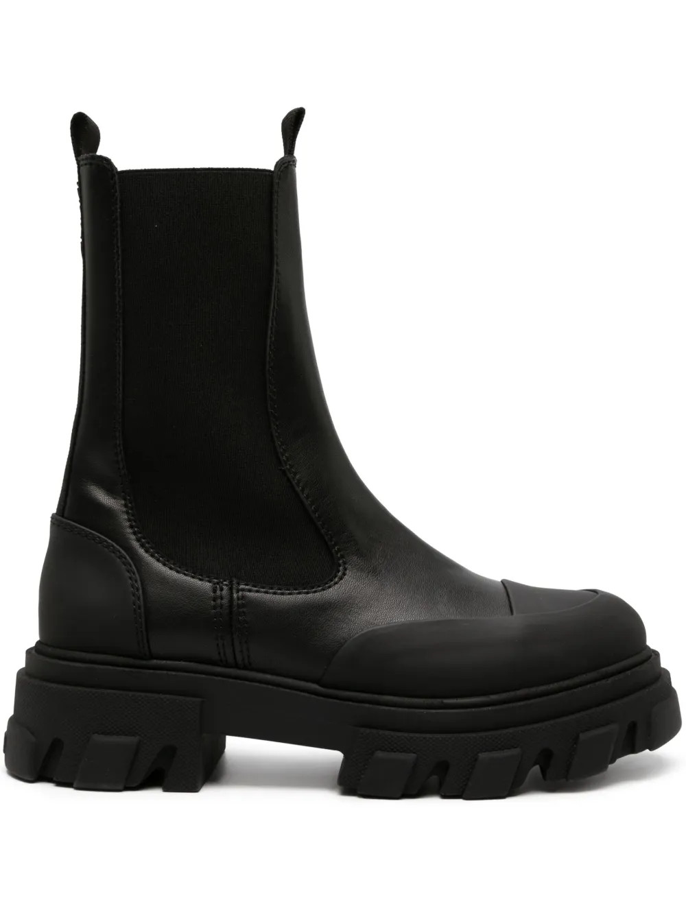 Cleated faux-leather chelsea boots | Farfetch Global
