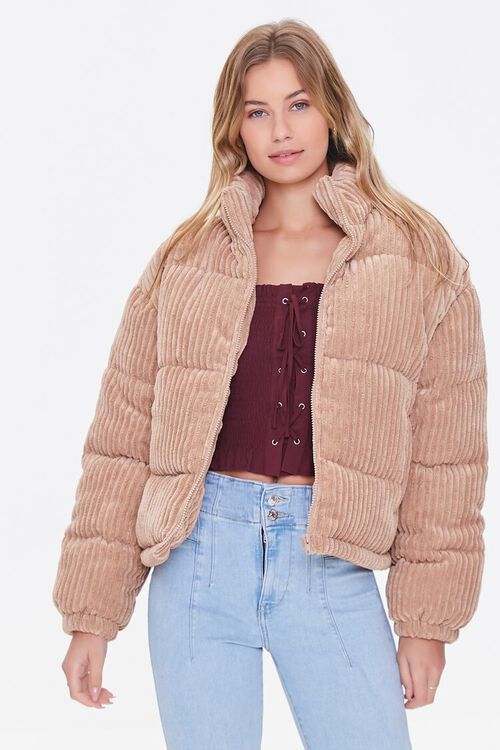 Corduroy Puffer Jacket | Forever 21 | Forever 21 (US)