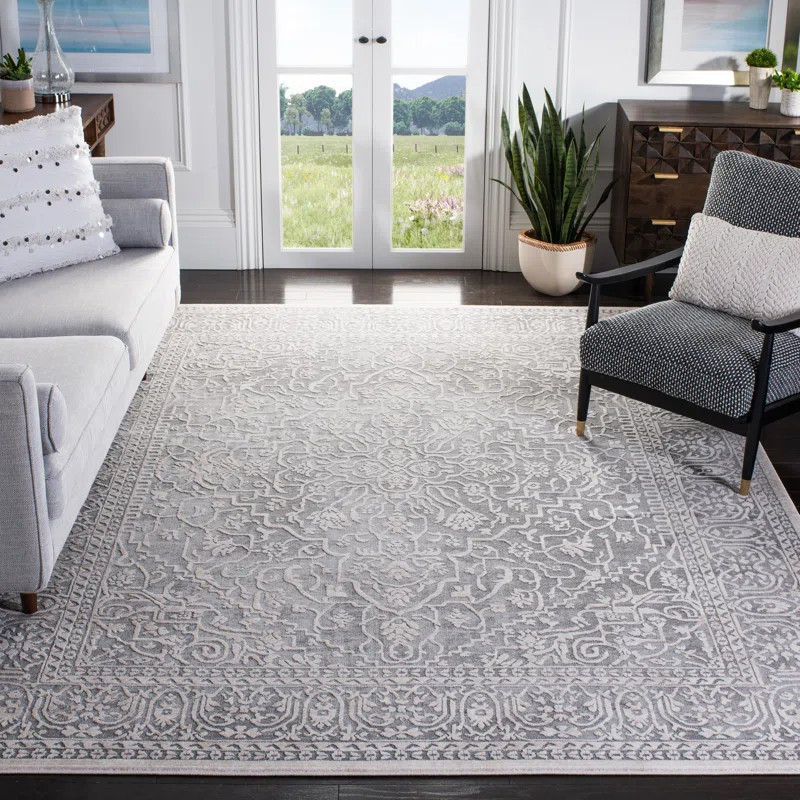 Calidia Dark Gray/Cream Rug | Wayfair North America