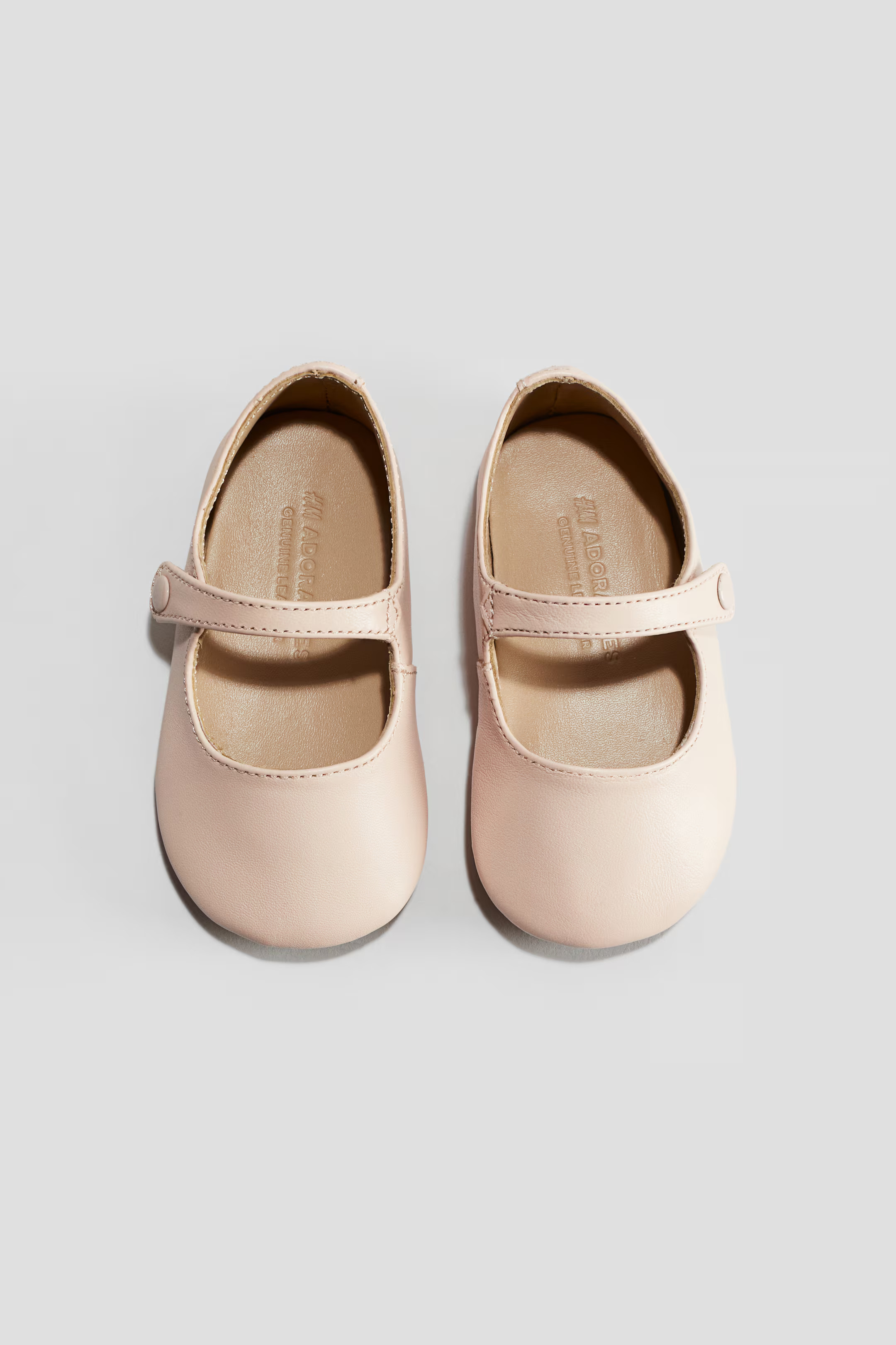 Leather Soft-Sole Ballet Flats | H&M (US + CA)