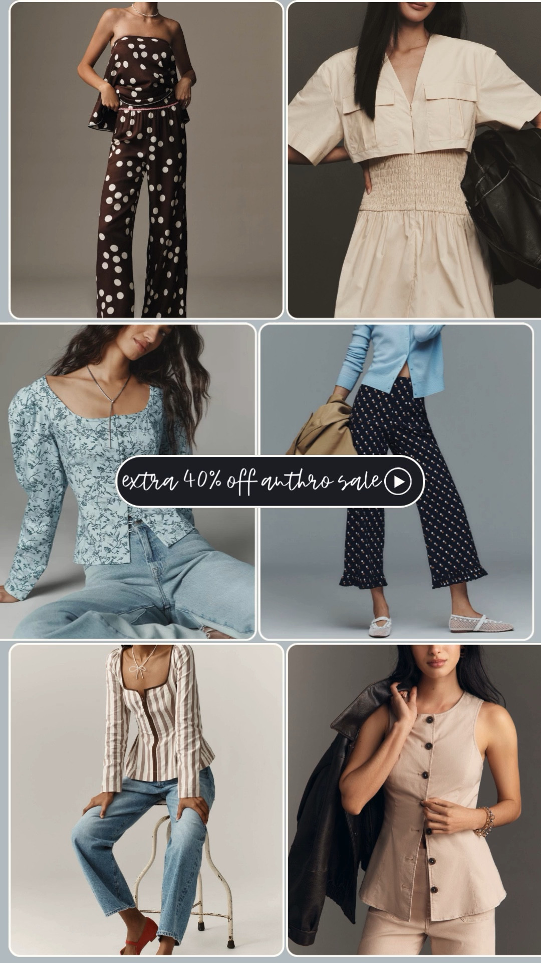 Anthropologie extra 40% off sale items 

#LTKWorkwear #LTKSaleAlert #LTKSpringSale