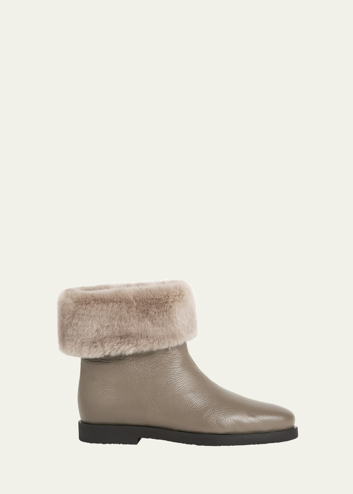 Off-Duty Faux Fur Ankle Boots | Bergdorf Goodman