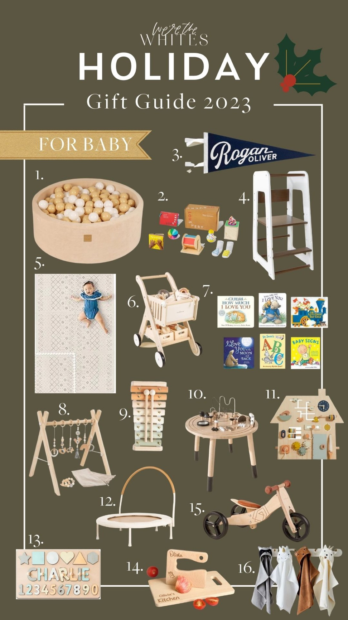 Gift guide, gift ideas for toddlers, toddler gifts, baby gift ideas, toddler gift ideas, gifts for babies, gift guides for kids, 

#LTKbaby #LTKkids #LTKGiftGuide