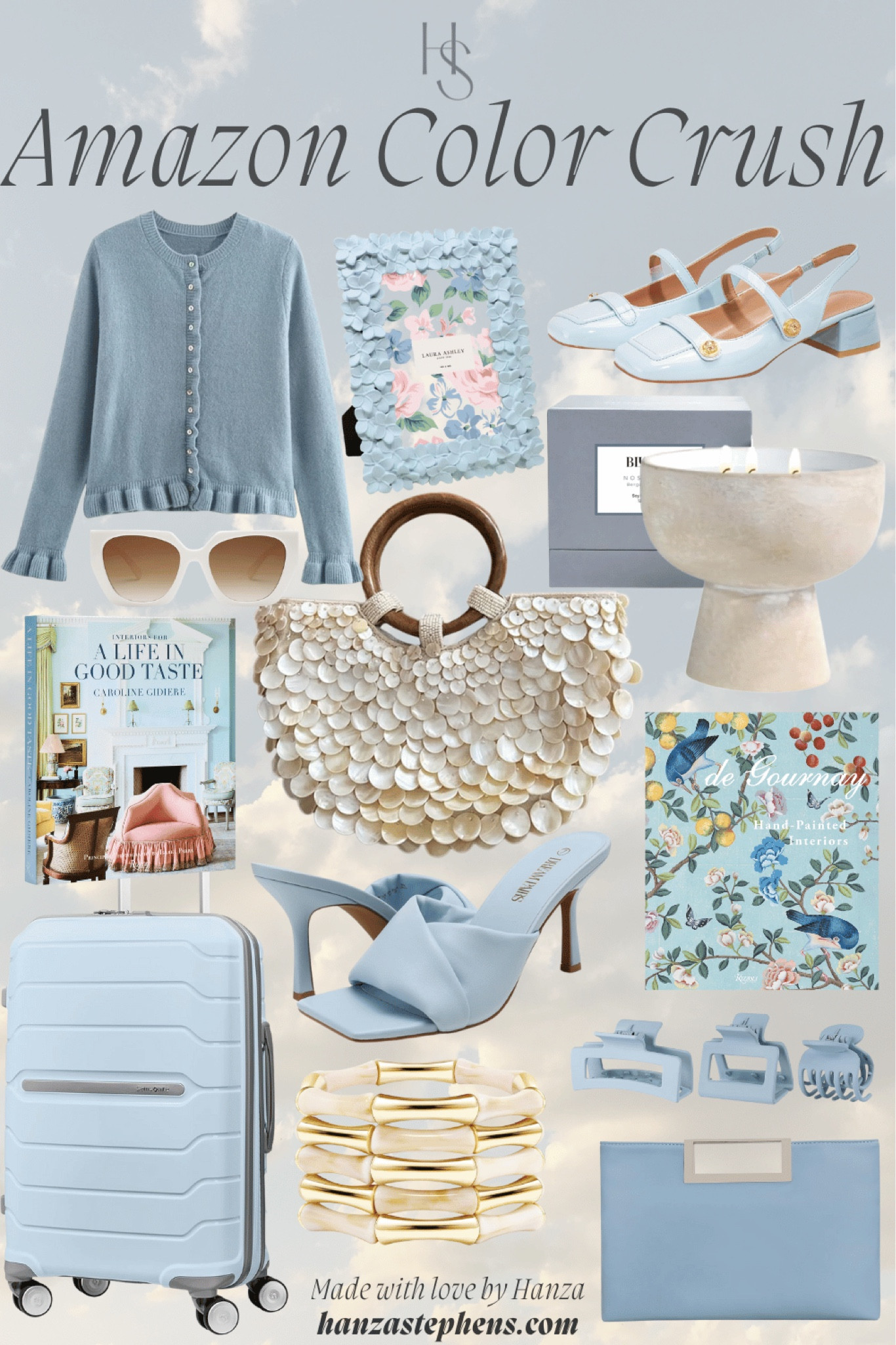 Whether you are hostessing or on the go, powder blue is the perfect color for a relaxing vibe. It ties in with bold and white alike, making it a seamless add to most wardrobes. 

Powder blue for winter 
Powder blue winter outfit Inspo 
Powder blue home finds for winter 
Powder blue amazon home finds 
Light blue for winter 
Light blue winter outfit Inspo 
Light blue home finds for winter 
Light blue amazon home finds  
Blue for winter 
Blue winter outfit Inspo 
Blue home finds for winter 
Blue amazon home finds 
Winter amazon home finds 
Winter amazon outfit Inspo 