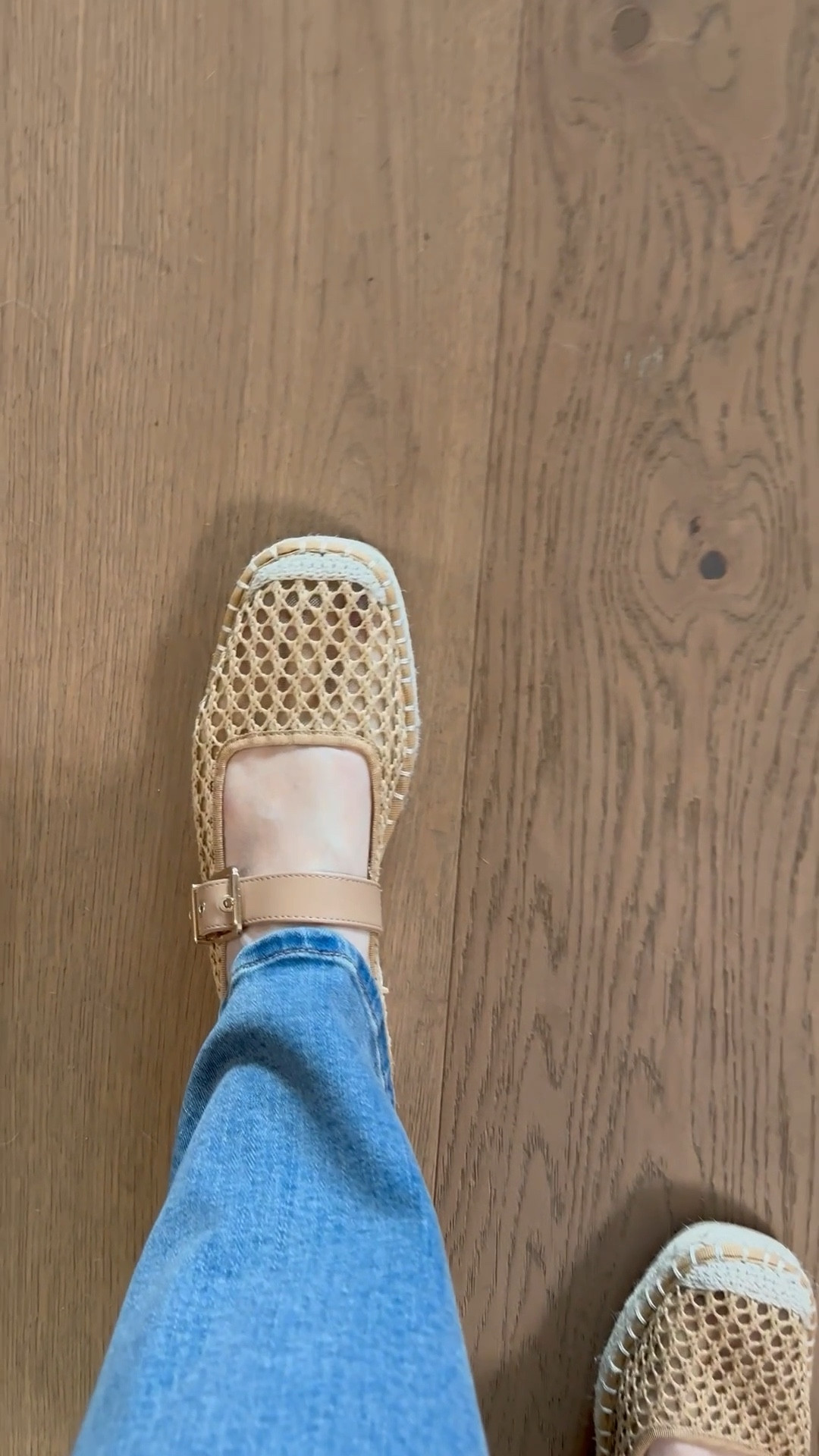 Wide leg jeans and espadrille sandals. 
Spring outfit 

#LTKOver40 #LTKootd #LTKdayinmylife