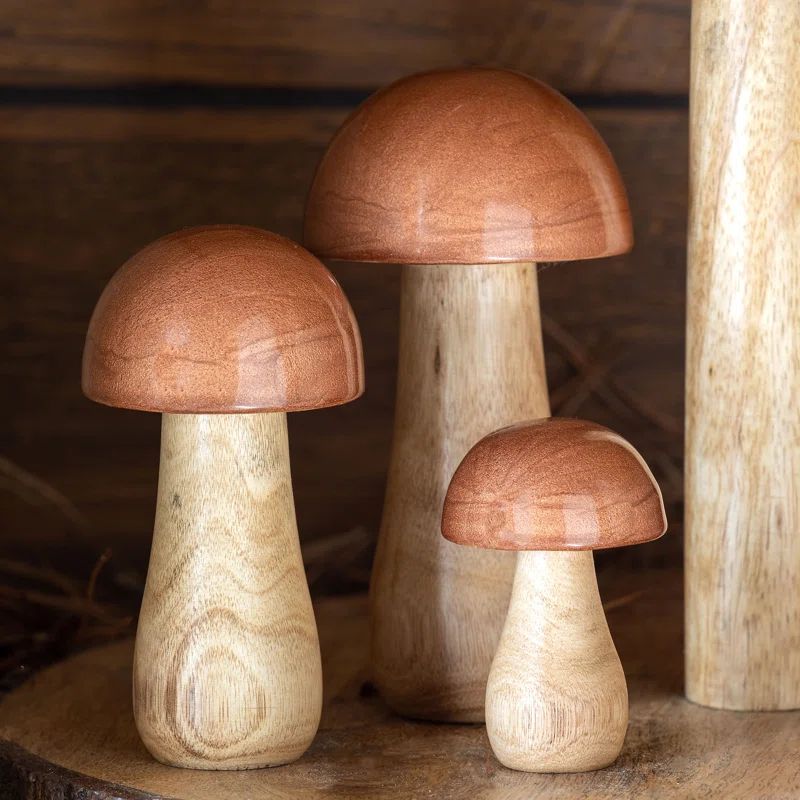 Lacquer Topped Mushroom | Wayfair North America