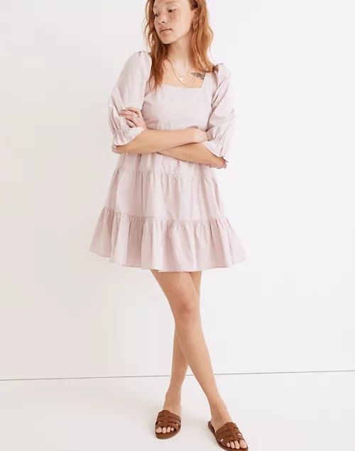 Poplin Lizzie Babydoll Dress | Madewell