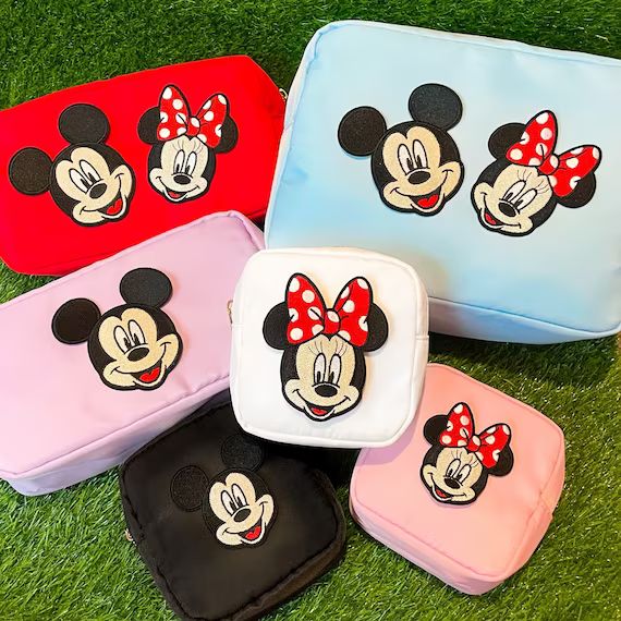 High Quality Disney Nylon Pouch Minnie Nylon Pouch Mickey - Etsy | Etsy (US)