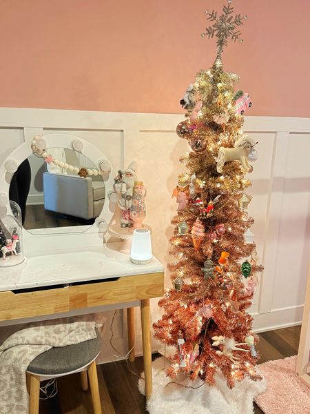 The girls Christmas tree they’ve had forever is still available! It’s rose gold ombré and the perfect size for their room plus it’s prelit!

#LTKsalealert #LTKHoliday #LTKCyberWeek