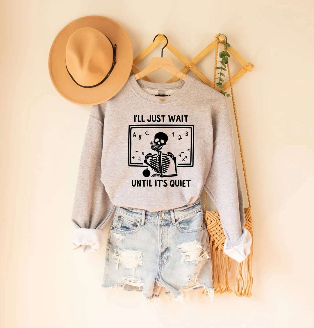 Christmas Teacher Sweatshirt Hoodie T-shirt, Christmas Gift For Teacher, Teachers Life Shirt, Tea... | Etsy (US)