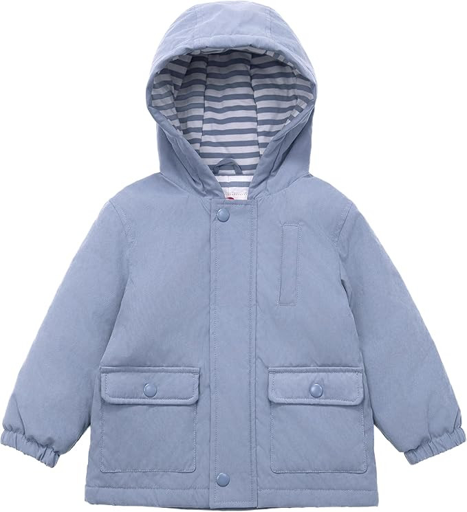 Rokka&Rolla Baby Toddler Boys' Lightweight Water-Resistant Insulated Jersey Lined Puffer Jacket | Amazon (US)