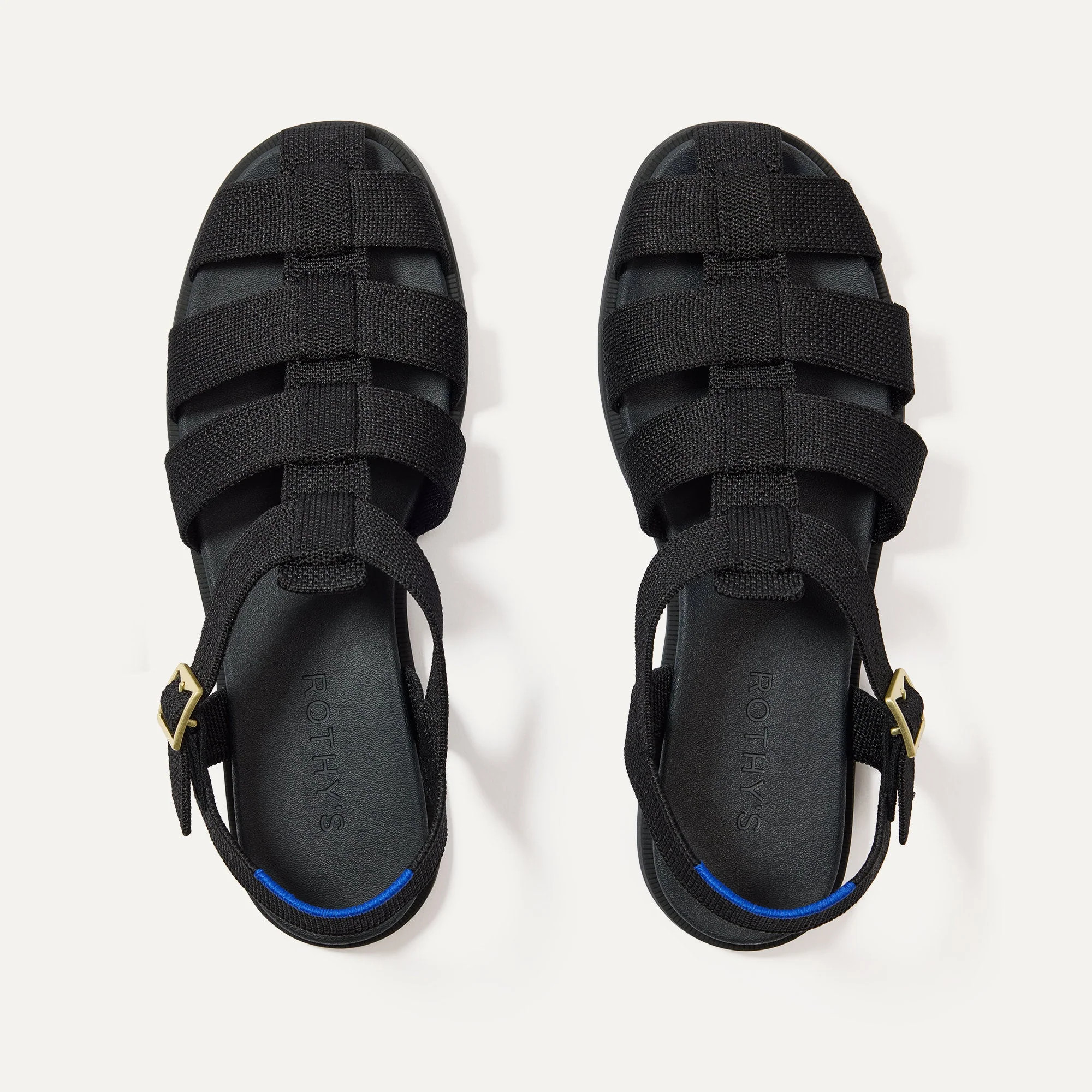 The Fisherman Sandal in Black | Women's Sandals | Rothy's | Rothy's