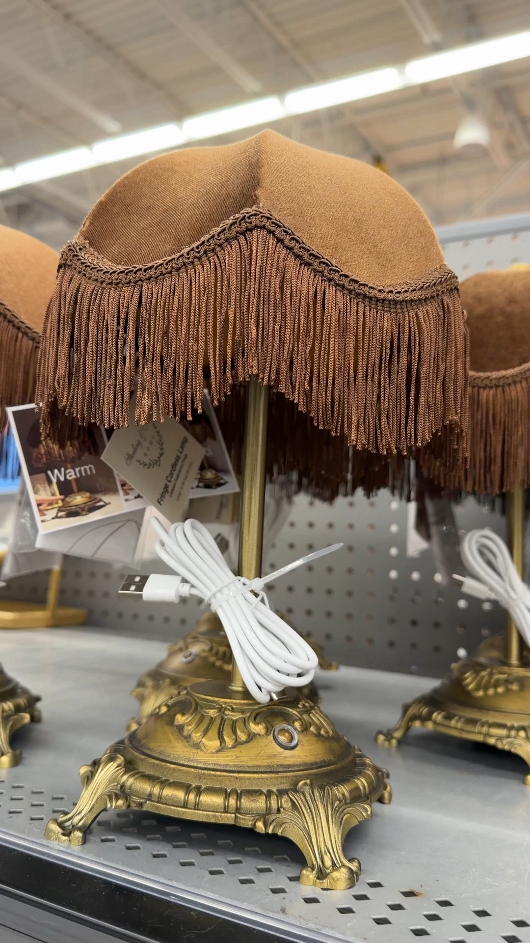 Such a fun little find from my recent Walmart run! 🤎 I love finding affordable pieces that have that vintage, antique-inspired feel, and this fringe table lamp immediately caught my eye. 😍 The fringe detailing gives it so much personality and makes it such a cute accent for bringing a little old-world charm into your fall décor. 🍁 I’ve linked it along with more table lamp finds! 💡 @Walmart #tablelamp #lamp #homedecor

#LTKHome #LTKSaleAlert