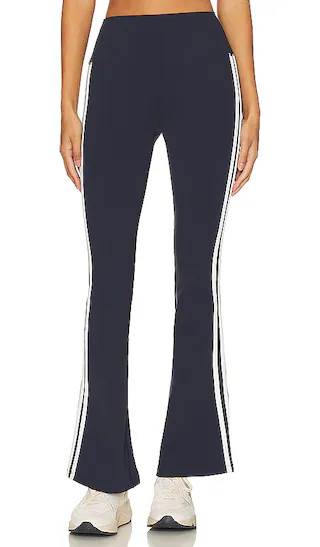 Raquel High Waist Supplex Flare Legging in Indigo & White | Revolve Clothing (Global)