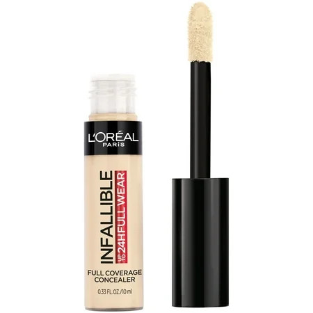L'Oreal Paris Infallible Full Wear Concealer Makeup, Full Coverage, Waterproof, Eggshell, 0.33 fl oz | Walmart (US)
