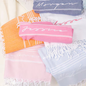 Custom Beach Towel , Bridesmaid Gift Favor - Etsy | Etsy (US)