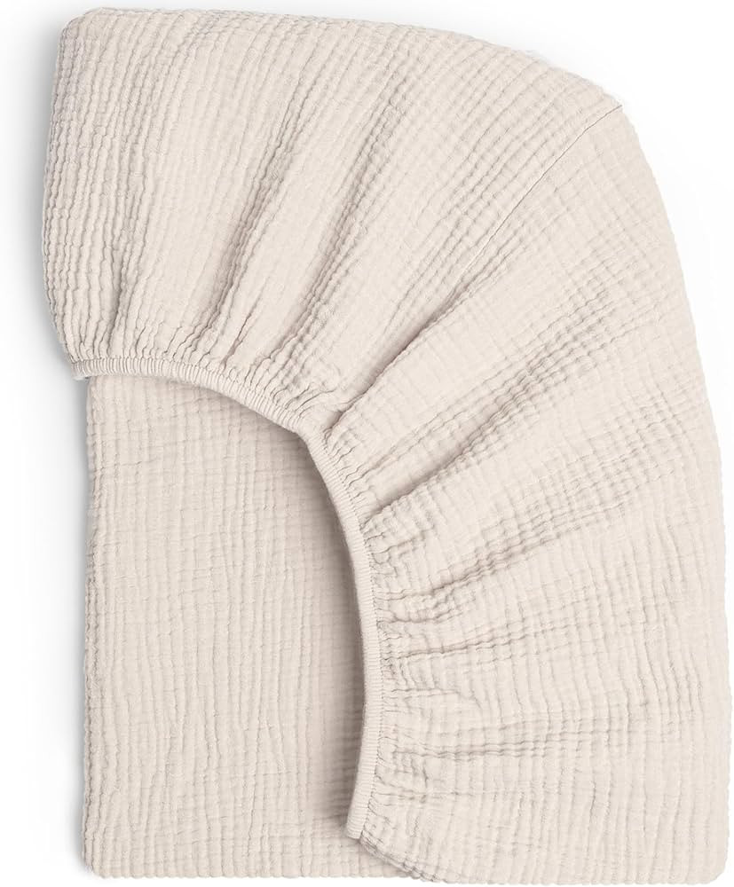 Lulu moon Muslin Crib Sheet Fitted Crib Mattress Sheet for Boys and Girls, 28"x 52" | Amazon (US)