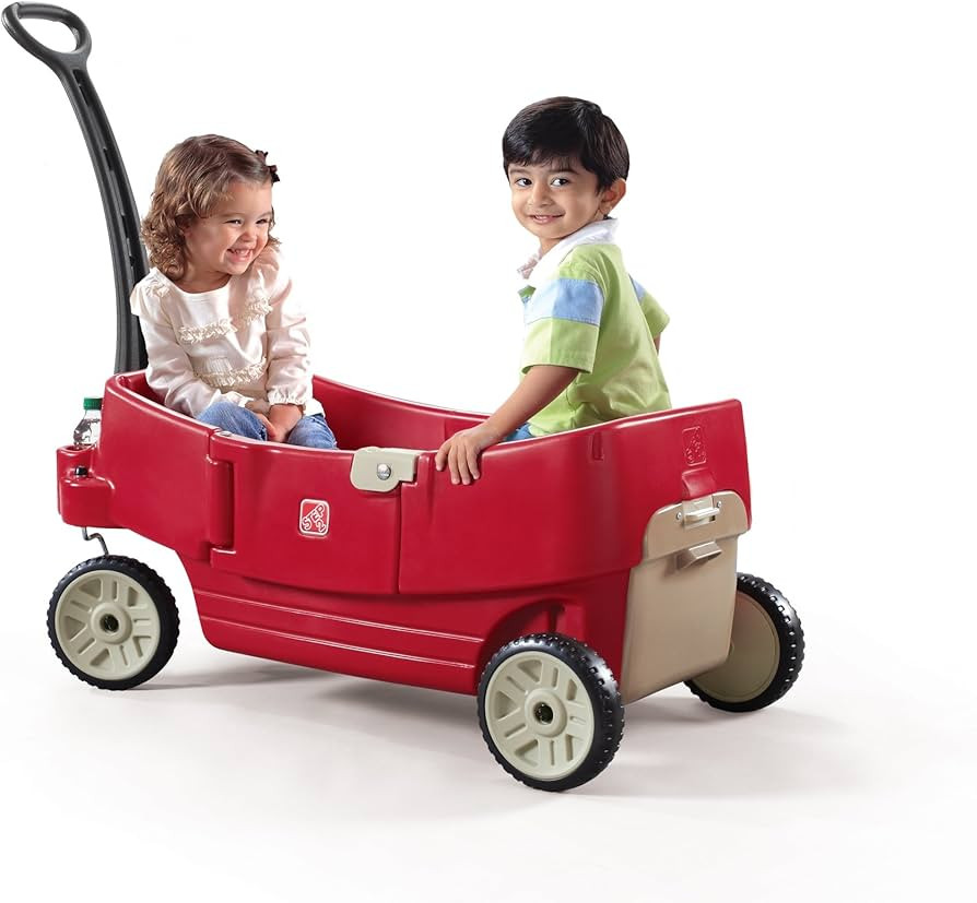 Step2 All Around Wagon For Kids – Comfortable, Durable Wagon with Whisper Wheels, Contoured Sea... | Amazon (US)