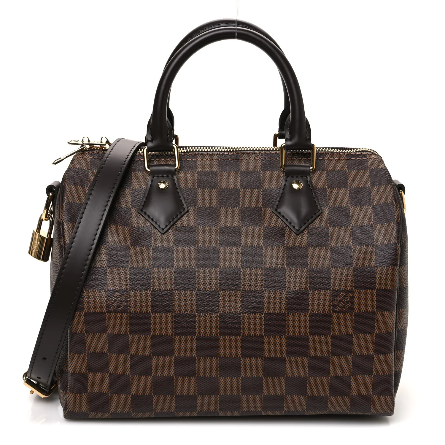 Louis Vuitton Damier Ebene Speedy Bandouliere 25 1731404 | FASHIONPHILE (US)