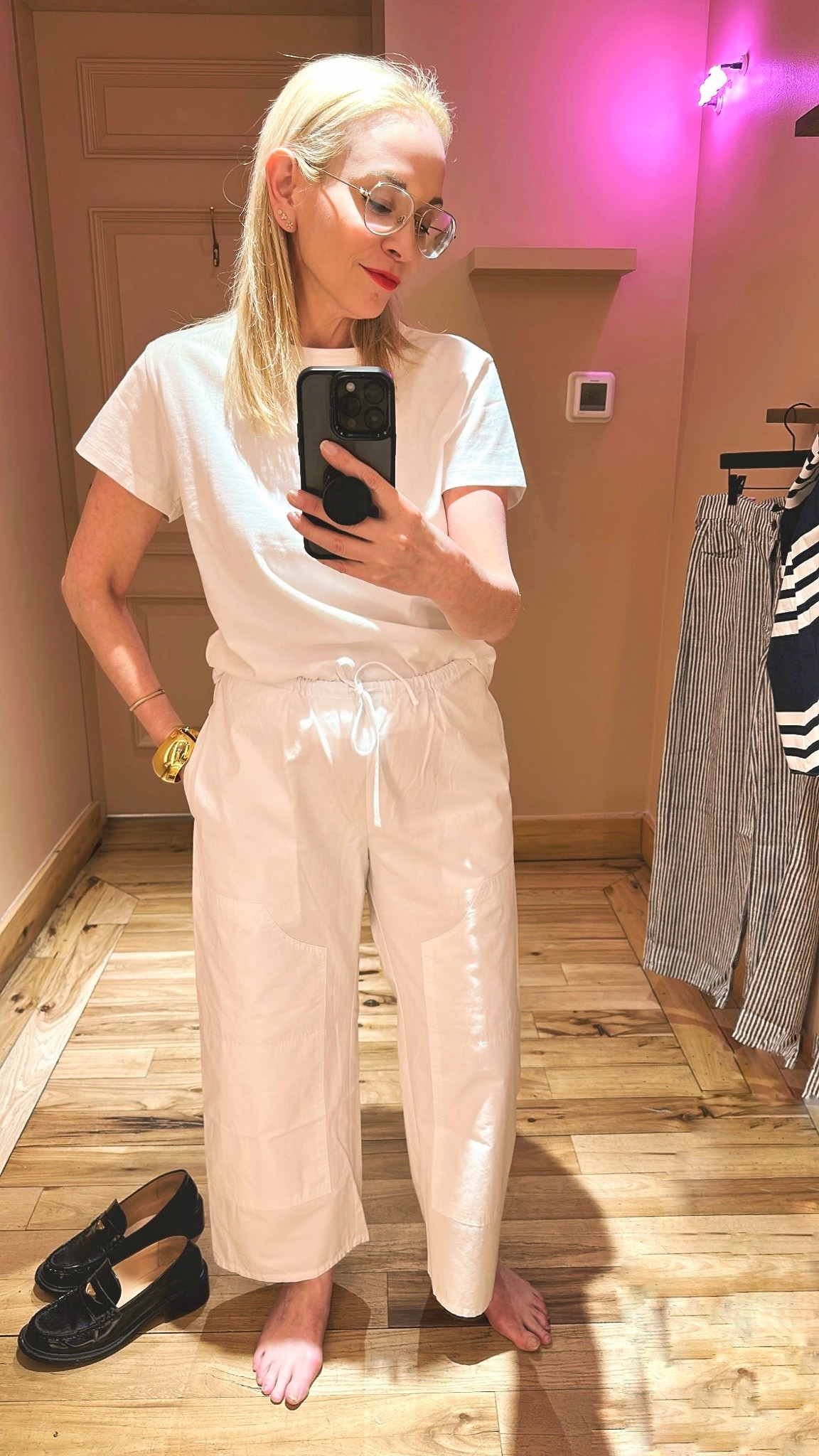 Bought these too. I sized down. Wearing an xs.