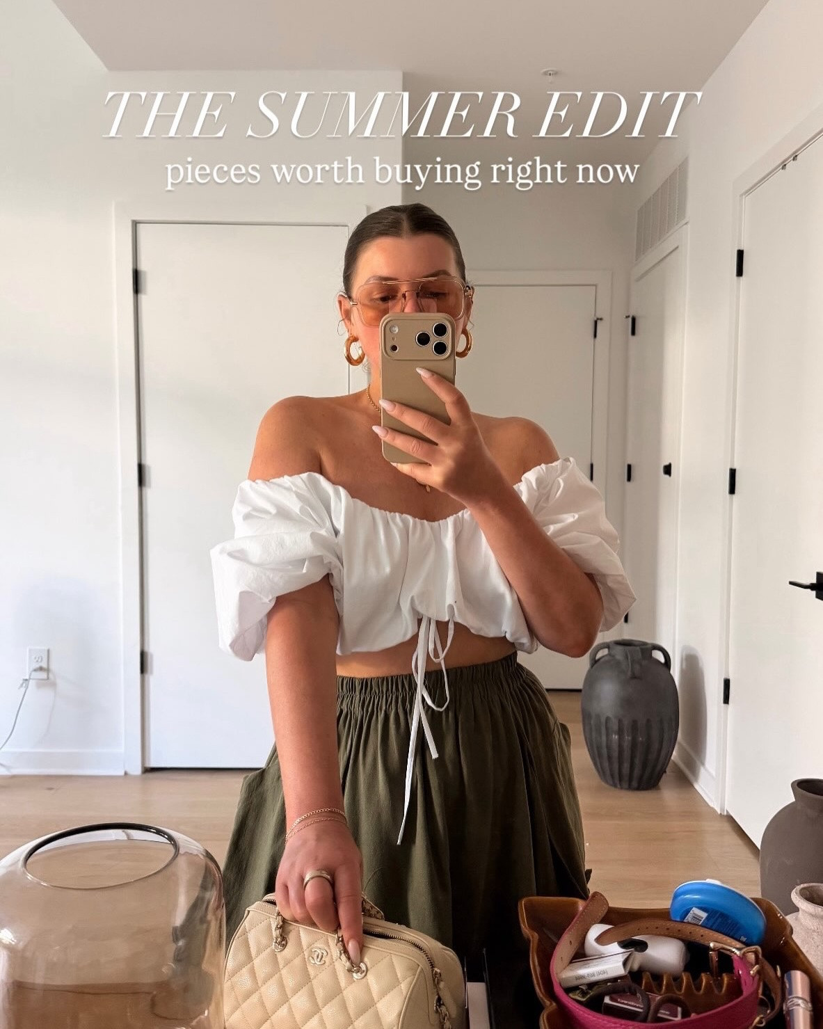 The summer edit ✨ comment EDIT for the 🔗 to all the looks! Swipe through for more info on each look..Like + save this post so you can come back to it later 💌

Search julia.marie.b on the LTK app to shop everything instantly or shop directly in my bio too!

https://liketk.it/6iqrZ

My current favorite tank top. It’s a nice mid weight ribbed scoopish neck. I now have 3 colors I love it sm, & they all get play 

A splurge but these frames instantly elevate an outfit

This skirt 😍 it’s giving Lady of the Night Bridgerton

Ultra wide leg linen trousers

This denim top from Amazon, I have 3 colors. Hands down my favorite Amazon clothing purchase

This skirt from Amazon is one of my favorite items right now! This is a basic H&M tank I tied up

Cotton off the shoulder puffy top

Pocket friendly style that gives Chanel

Ultra Wide leg pants … I sized up twice for length

100% cotton smocked jumpsuit

Funnel neck windbreaker

Cargo barrel jeans