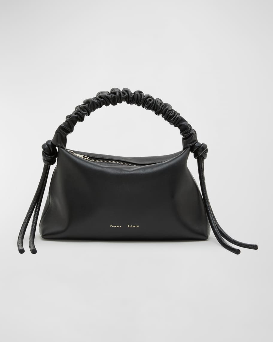 Proenza Schouler Mini Drawstring Leather Top-Handle Bag | Neiman Marcus