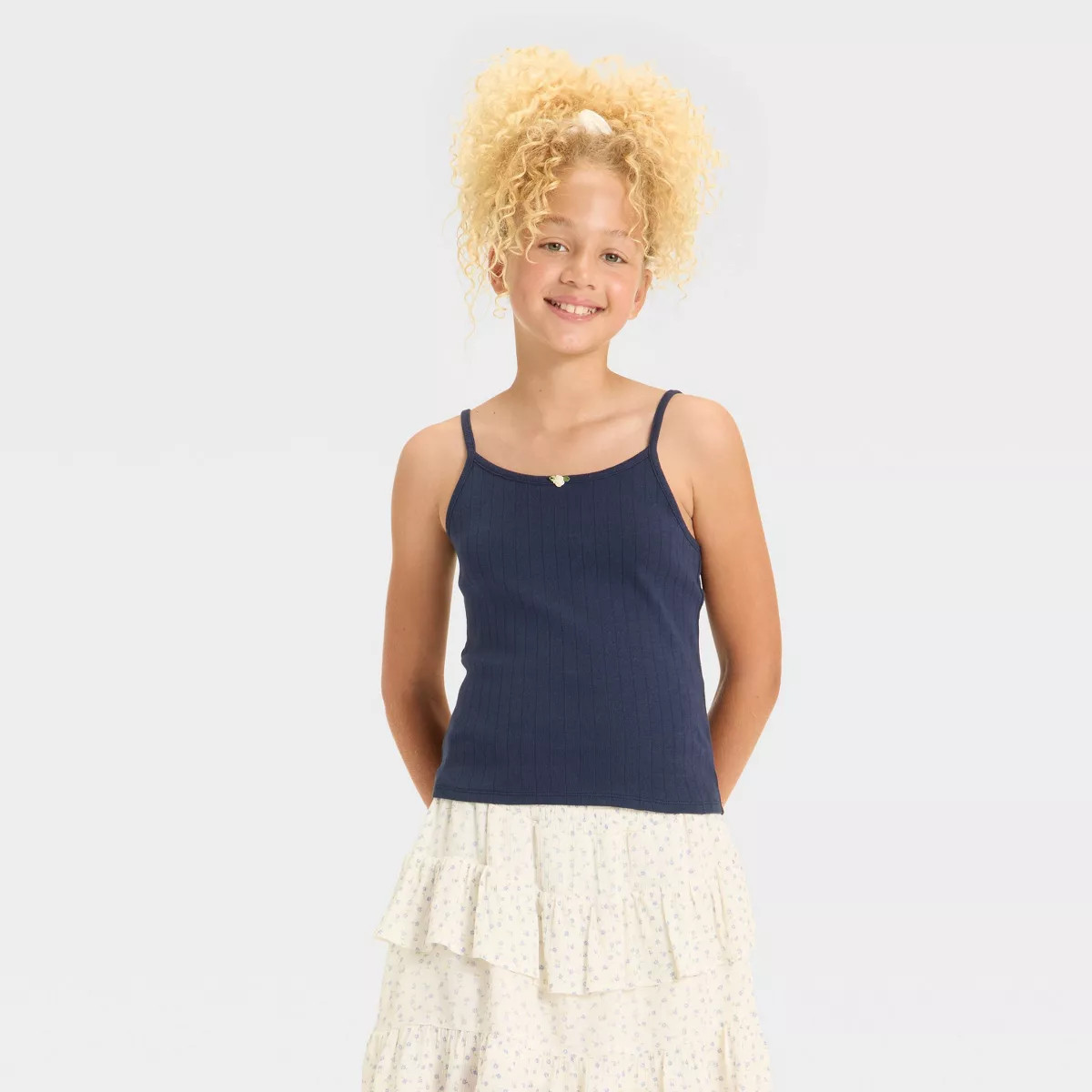 Girls' Pointelle Cami - art class™ | Target
