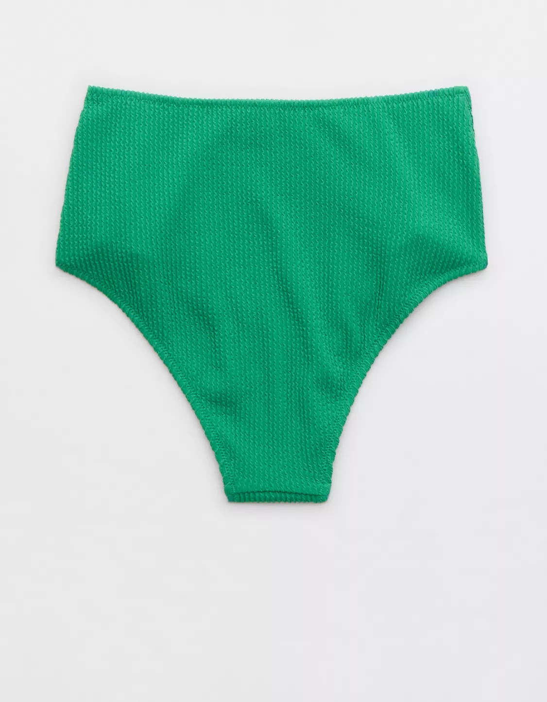 Aerie Crinkle High Waisted Cheeky Bikini Bottom | Aerie