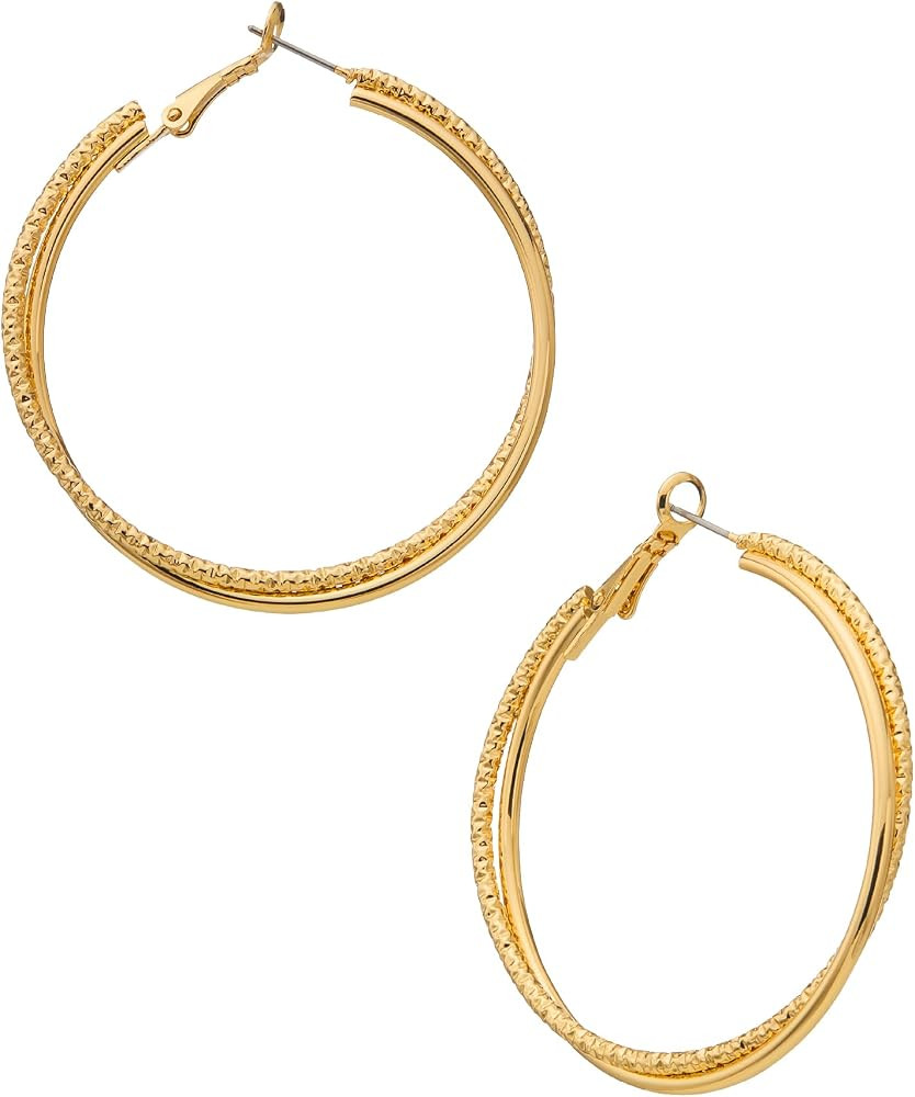 ARRIA Stud & Hoop Earrings for Women – Classic & Trendy Gold & Silver Styles, Multiple Sizes wi... | Amazon (US)