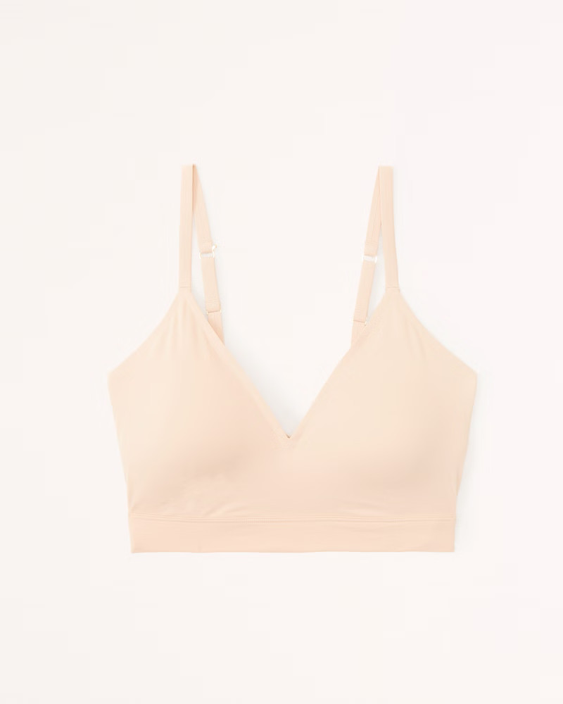 Women's Curve Love Next to Naked V-Neck Bralette | Women's Intimates & Sleepwear | Abercrombie.co... | Abercrombie & Fitch (US)