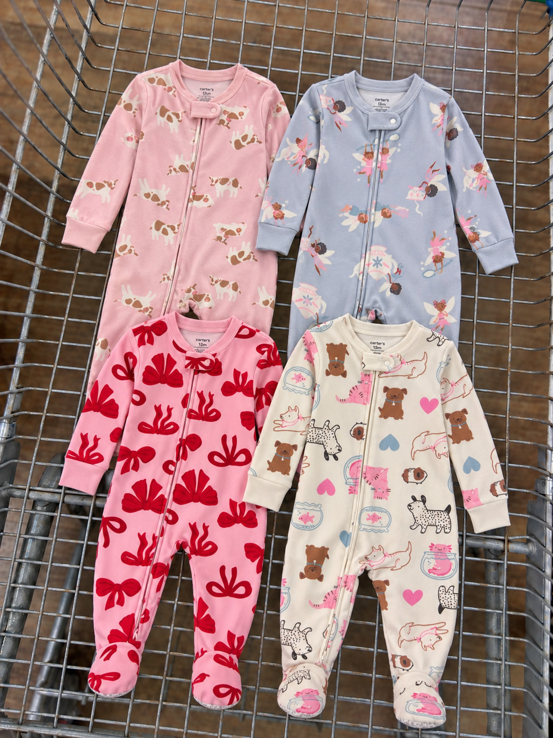 OMG! Carter’s baby girl prints are SO good right now 🐰🧚‍♀️🎀🐶 I don’t think I could pick just one!
-
#CartersBaby #BabyGirlPajamas #BabySleepers #BabyGirlClothes #MomFinds 

 #LTKmomlife #LTKBaby #LTKKids