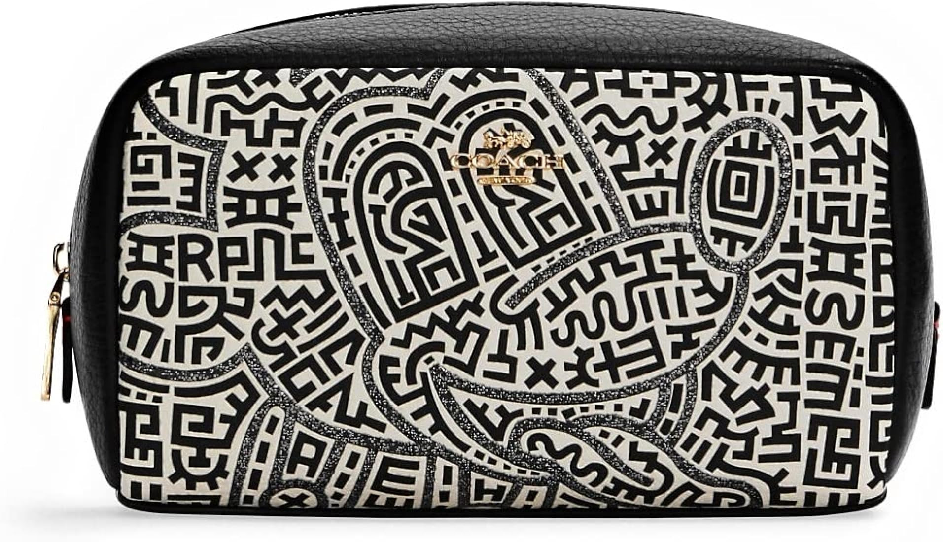COACH Womens Small Boxy Cosmetic Case In Leather | Amazon (US)