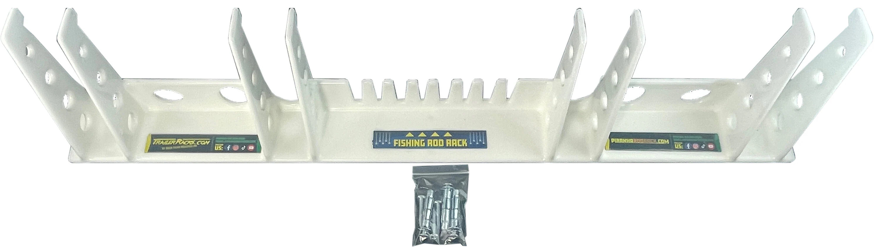 Piranha Garage Organizer 36-in W x 3.5-in H x 11-in D Steel White Garage Storage System one_size | PGO011 | Lowe's